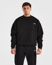 Essential Oversized Sweater Black