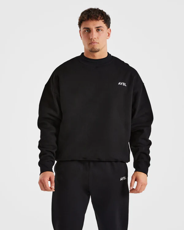 Essential Oversized Sweater Black