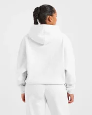 Varsity 2.0 Oversized Hoodie Heather Grey