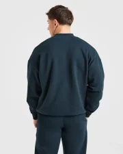 Essential Oversized Sweater Navy