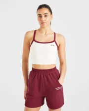 Courtside Tank Top Off White