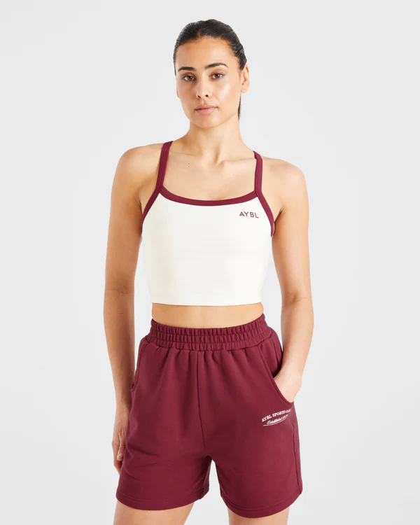 Courtside Tank Top Off White
