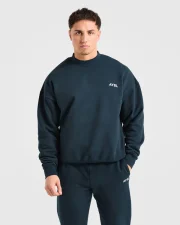 Essential Oversized Sweater Navy