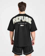 Cam Kissel x Refuse to Blend in Oversized T Shirt Black
